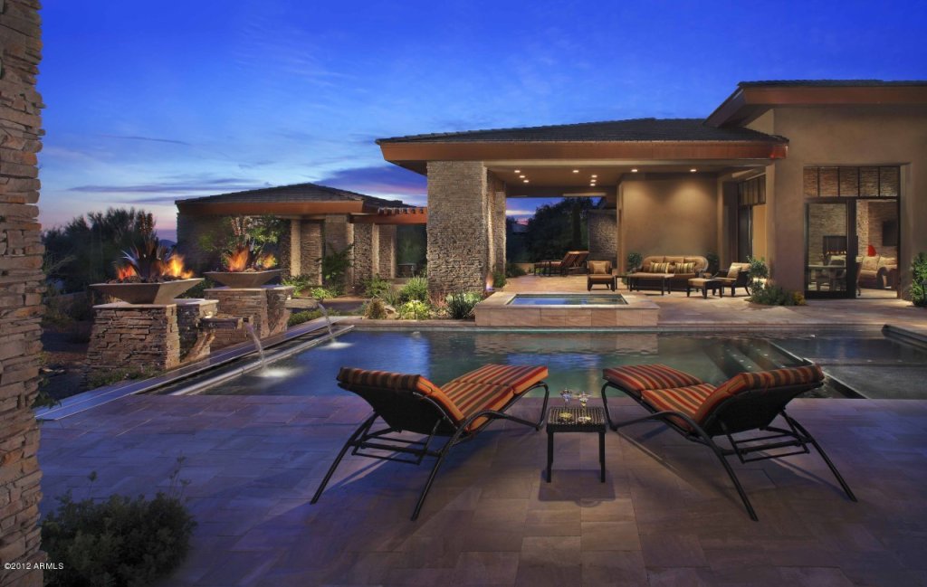Luxury home with a great pool